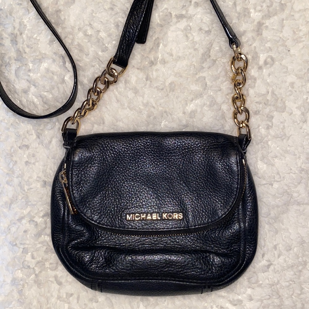 Micheal Koors Black Crossbody Bag